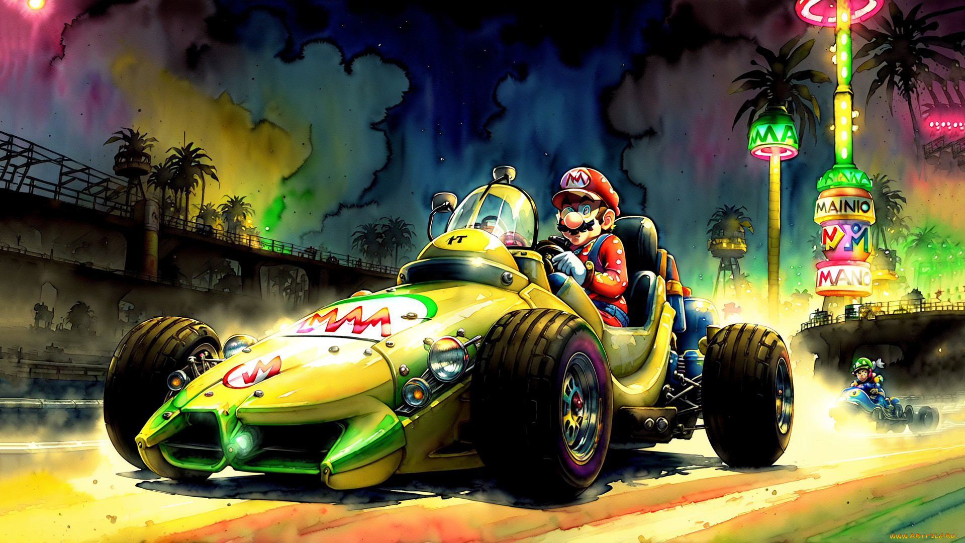  , super mario bros, , , , ai, art, , , , , 